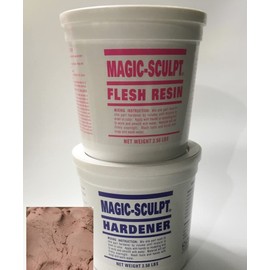 M02053 MOREZMORE Magic Sculpt Epoxy Putty Flesh Pink 5 LB Kit Epoxy Clay Model Putty