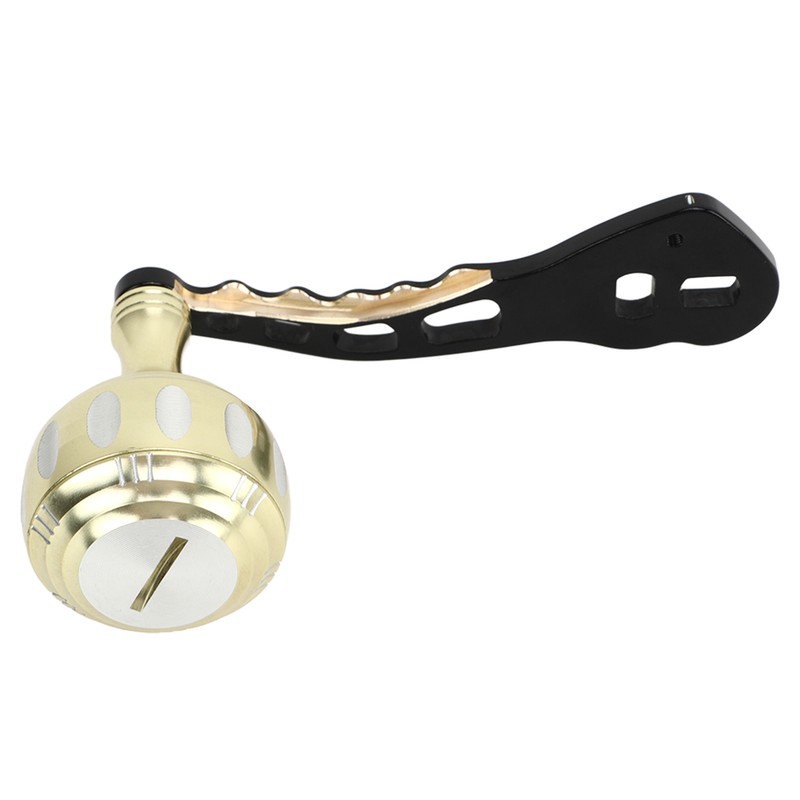 Fishing Reel Handle Aluminum Alloy Prevent Slip Ergonomic Replacement Baitcasting