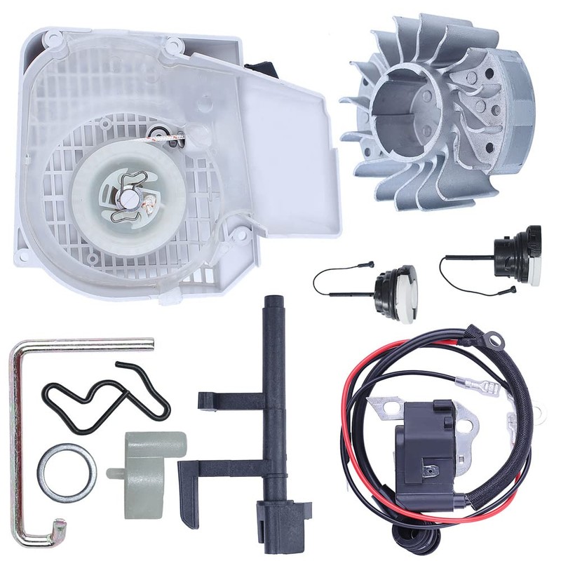 Mtanlo Flywheel Ignition Coil Recoil Starter Kit For Stihl Ms250