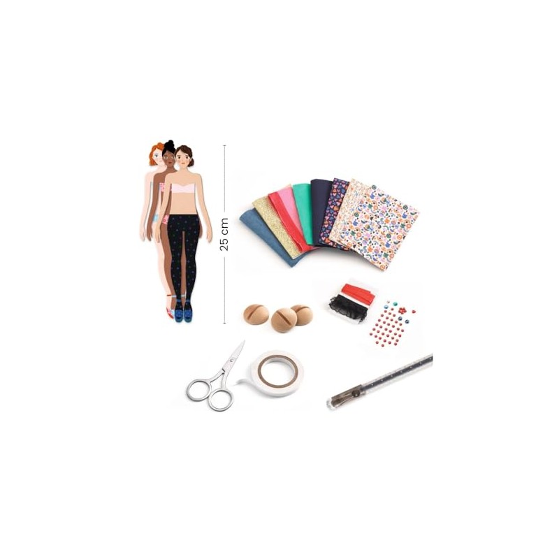 Djeco Marie Fashion in the Laboratory, Multi-Colour, for Children from