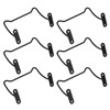 Pack of 6 Metal Red Wine Display Holder Wall Mounted