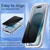JETech JETech Privacy Screen Protector for iPhone 15 Plus 6.7-Inch,