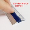 Mochimono Non-Slip Ruler, Pitat Ruler, 5.9 inches (15 cm), Navy