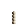 sleeklight Bathroom Light Pull Cord with Cream Marble Effect Pebble