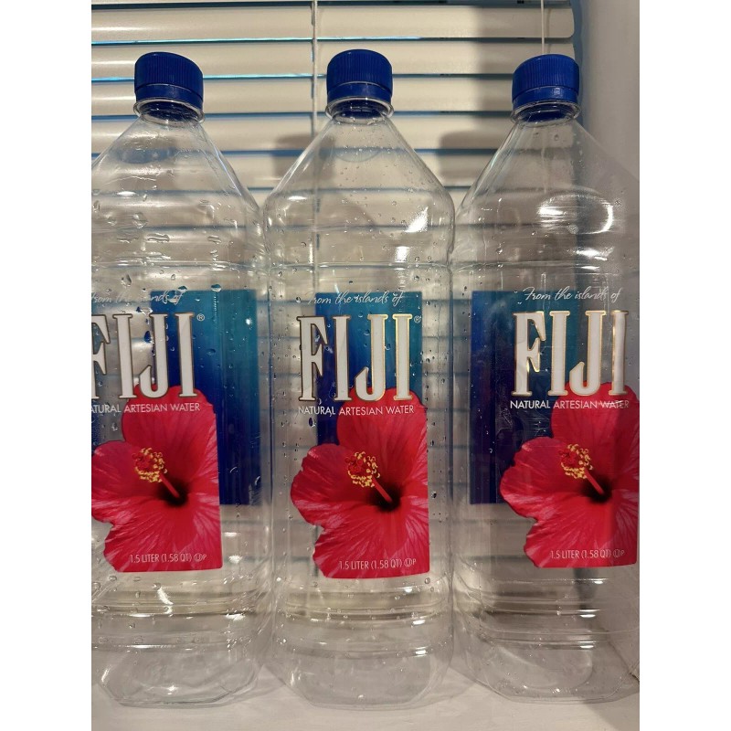 FIJI Water Lot Of 12 EMPTY FIJI Natural Artesian Water