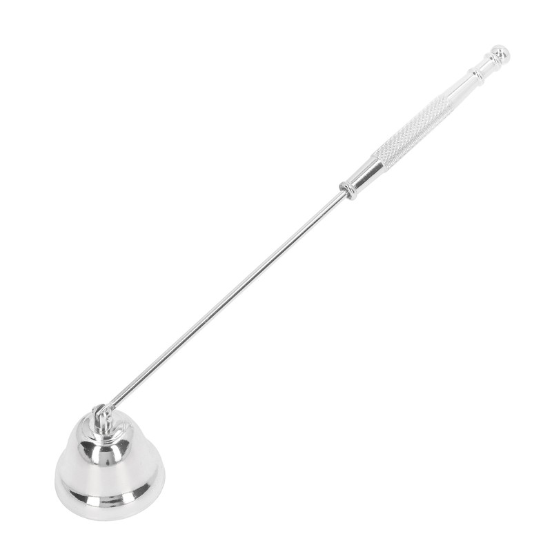 2PCS Candle Snuffer with Long Handle Bell Shape Metal Flame