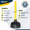 Mario10 4.52in/11,5 cm.Rubber Sink Plunger Toilet Unblocker Heavy Duty Bathroom
