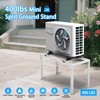TOPTGO Mini Split Ground Stand, Heavy Duty Adjustable Mini Split