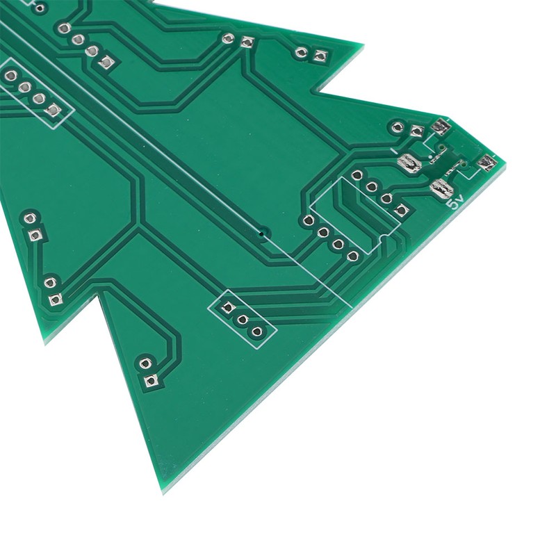 DIY Christmas Tree LED Electronic Printed Circuit Board Ornament for