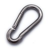 Pack of 5 Fire brigade snap hooks, painted black, load