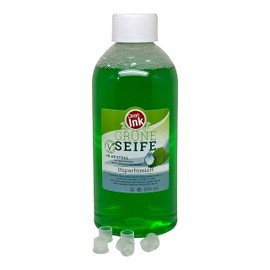500 ml Clean Ink Green Soap Vegan + 5 Premium Colour Caps from Han-Sen, a Combination Offer from HAN-SEN GmbH