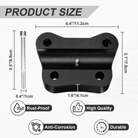 Billet Aluminum Handlebar Riser Kit for Can Am fit for Can-Am Spyder RT 2020-up F3/F3T/F3LTD All Years | 1" Backward 1-1/4" Upward Handle Bar Riser Accessories (C)