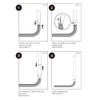 Sebnux Galvanized Steel Adjustable Boat Trailer Guide with PVC Pipes