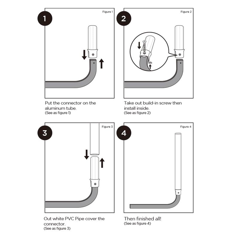 Sebnux Galvanized Steel Adjustable Boat Trailer Guide with PVC Pipes