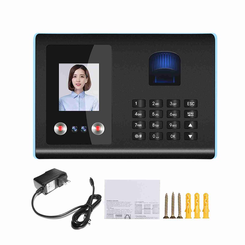 Intelligent Attendance Machine Face Fingerprint Password Checking-in Recorder for Employees