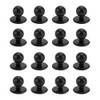 1xNEW Chef Jacket Buttons 10 X Black Chefs Button Replacement