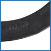 A ABSOPRO 14 Inch Bike Inner Tube 14x2.125 Bent Bicycle