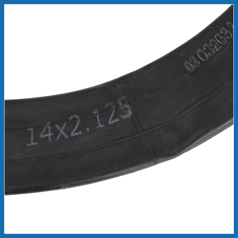 A ABSOPRO 14 Inch Bike Inner Tube 14x2.125 Bent Bicycle