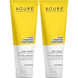 Acure Ultra Hydrating Conditioner, Yellow, Pumpkin, 8 Fl Oz- Pack of 2