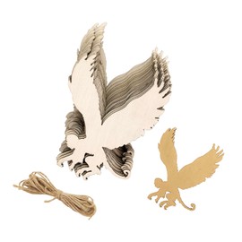 30 Pack 4 Inch Wood Flying Monkey Cutouts Unfinished Wood Flying Monkey Crafts Wooden Flying Monkey Hanging Ornaments DIY Flying Monkey Craft Gift Tags for Home Party Decoration