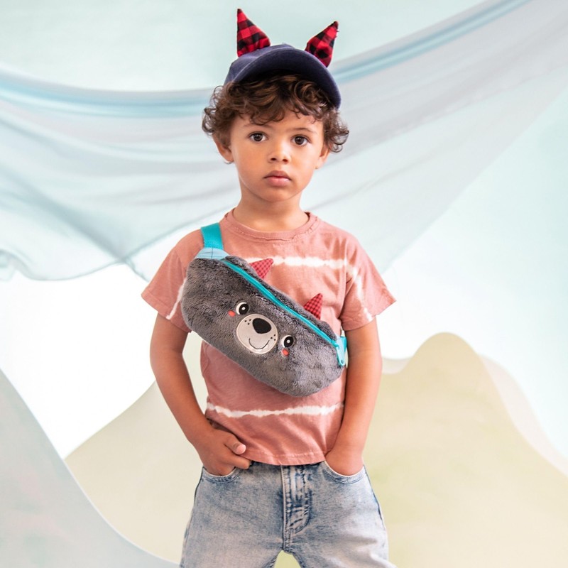 Louis Lilliputiens Children's Bum Bag Turquoise, turquoise