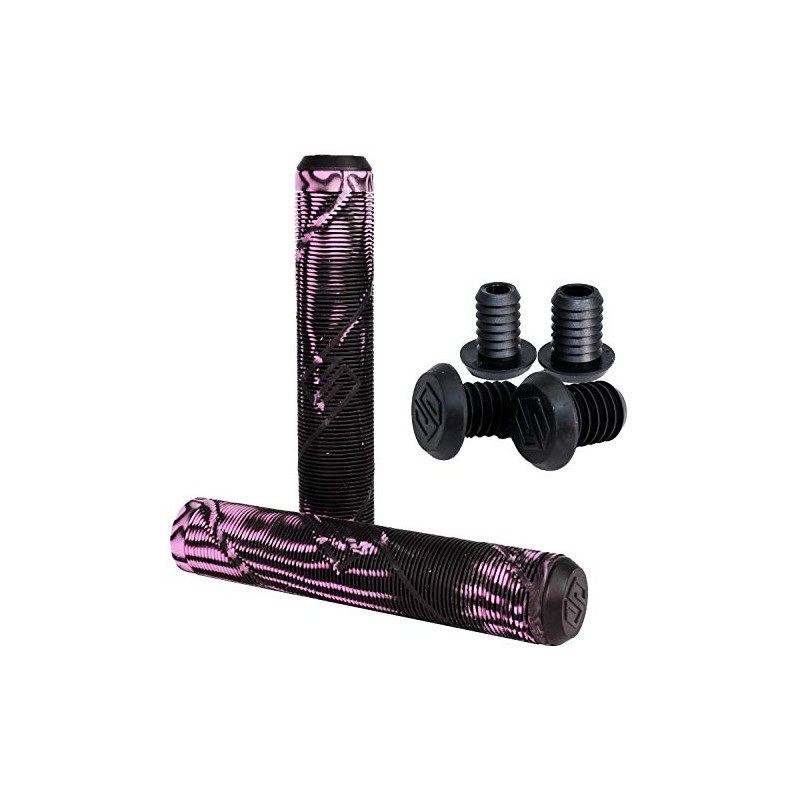 Striker Stunt Scooter Grips (Black/Pink)