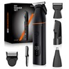 MAXGROOM Trimmer corpo uomo elettrico 4 in 1 multifunzione tosaerba