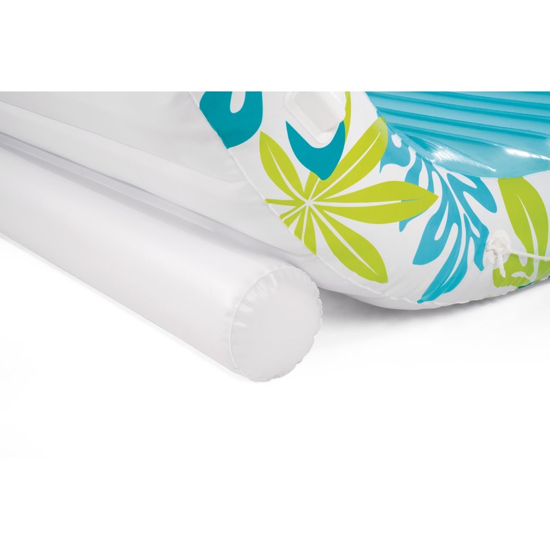 INTEX 56294EP Inflatable Tropical Canopy Lounge: Detachable Fabric Sunshade –