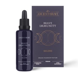 Ancient + Brave Ancient + Brave Immunity - Organic Mushroom Tincture with Ginger Extract, Ginger Root & Vitamin C - Natural and Antioxidant Supplement - Focus Blend, Immunity & Wellness Blend