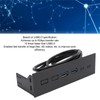 TXD167 5.25 Inch Front Panel USB Hub Dual Port 5Gbps