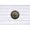Boho Nautical Compass Funny Rustic Wall Metal Tin Signs Decor