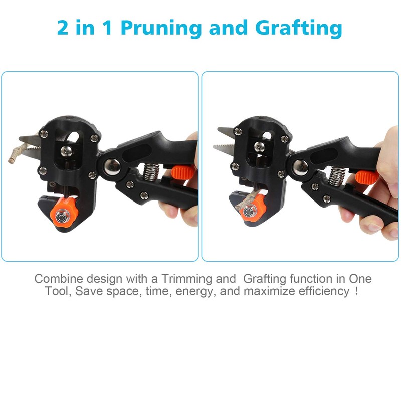 Ballery Grafting Tool Kit, Garden Grafting Scissors Grafting Scissors Ratchet