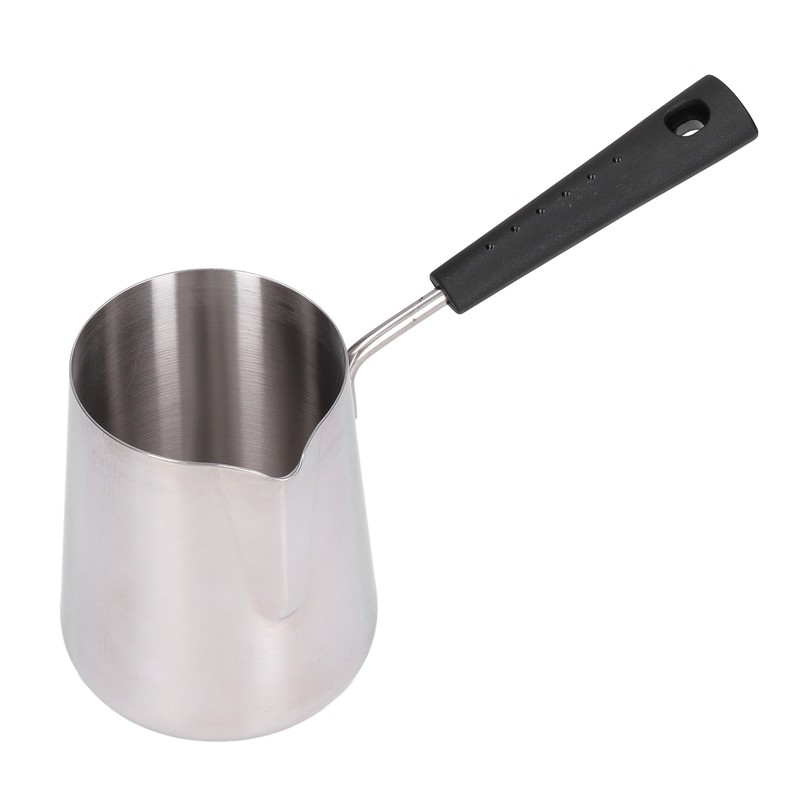 Turkish Coffee Pot 600ml Stainless Steel Glossy Surface High Temperature