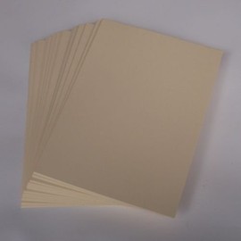 Stella Crafts A4 Cream Card Stock x 50 Sheets, 240gsm (297mm x 210mm)