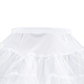 Hip Hop 50's Shop Girls Crinoline Petticoat Slip (Small Child White)