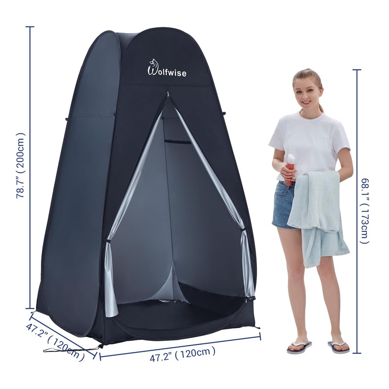 WolfWise Pop Up Changing Tent for Beach, Camping Portable Shower