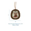Trimits Christmas Felt Decoration Kits, 12 x 10cm, Hedgehog, GCK205