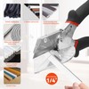 LeafLux Replaceable Blade Miter Shears, Multifunctional Trunking Shears for Angular