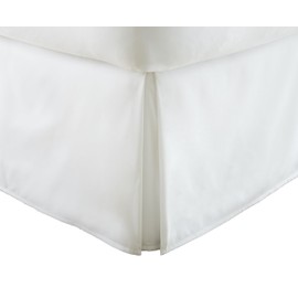 Simply Soft Pleated Bed Skirt, Full, White