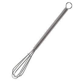 WOLMIK Whisk Small, Mini Whisk, 15.5 cm Manual Whisk, Robust Whisk, Stainless Steel Quality Whisk Whisk for Can Stir Dough, Beat Protein, Butter Stirring, Whipping Cream