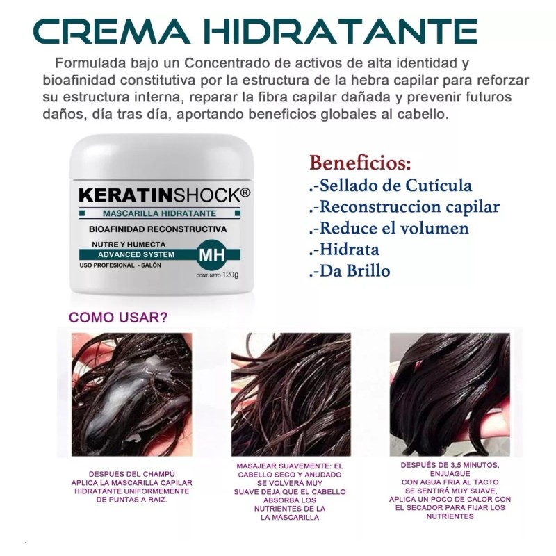 keratinshock Mascarilla Keratinshock Para Cabellos Procesados