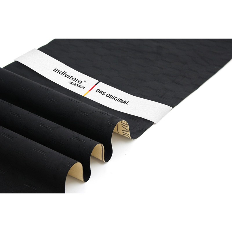 indivitara® Design Self-Adhesive Microfiber Suede Wrap – Stretchable Car Interior