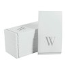 Luxe Party 56 Pack Monogram Napkins, Letter W Initial, Disposable,