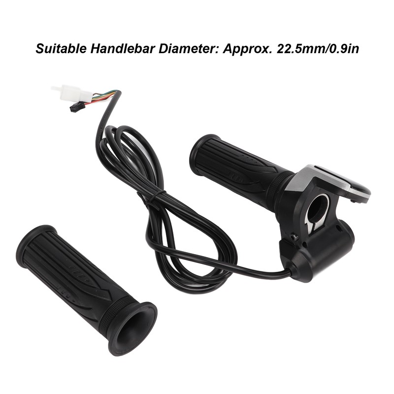 LED Display Electric Bike Throttle Grip Handlebar with Battery Indicator