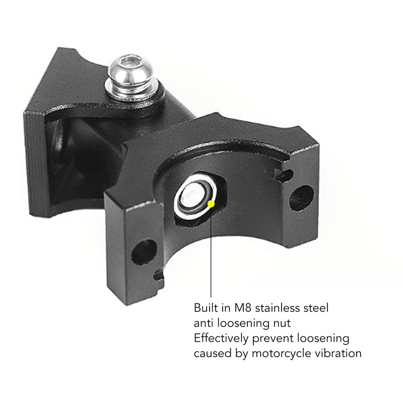 Motorcycle Headlight Holder 2 Pack Headlight Mounting Bracket M5 Bezel