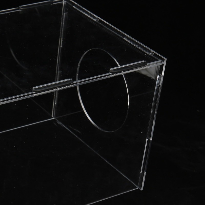 Closed Sanding Box Highly Transparent Rectangular Table Polishing Tool for