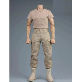 Unbranded 1/6 scale Military Combat Tee and Pants for 12'' Action Figure Worldbox Doll