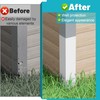 Chiligent Aluminum Siding Corners, 15.8" x 3.4" Siding Corner Protectors,