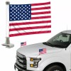 United States of America Ambassador Car Flag Set