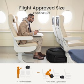 LOVEVOOK Travel Backpack,Expandable 50L Extra Large Travel Backpack for Men & Women,Carry on Backpack for Airplanes with 2 Packing Cubes, TSA Personal Item Travel Bag fits 18 inch Laptop,Black-Grey